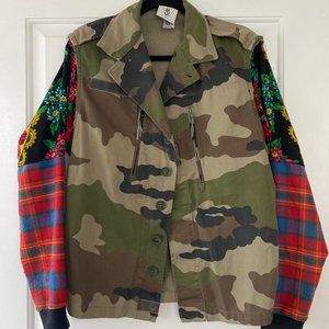 LF Camo Jacket with Patch Sleeves
